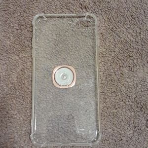 Clear iPhone 7 Plus Case with phone holder